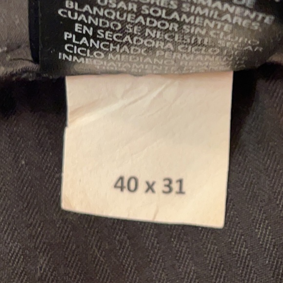 Haggar Dark Gray Twill Pleat Front Dress Pants 40 x 31 - Picture 13 of 14